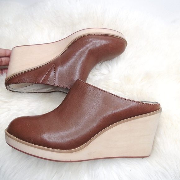 slip on wedge mules